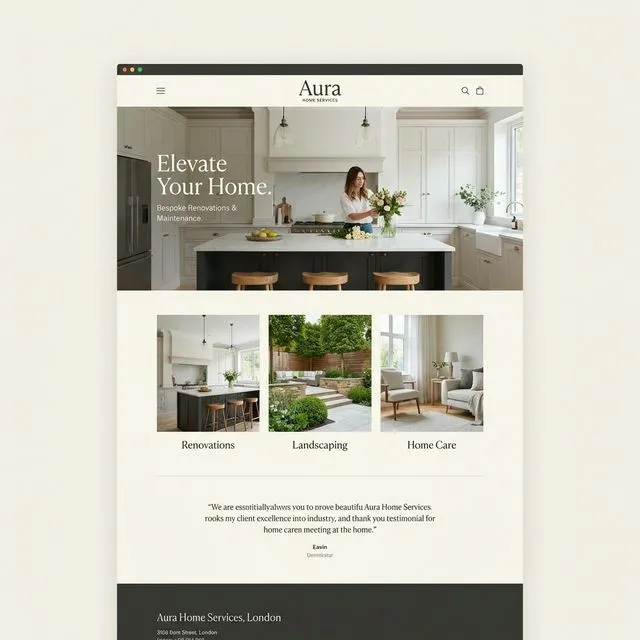 Home Services Website