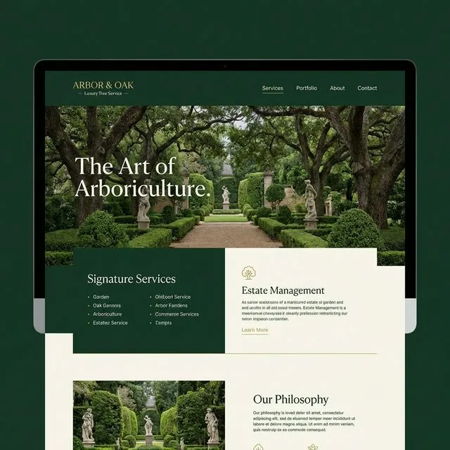 Tree Service Website