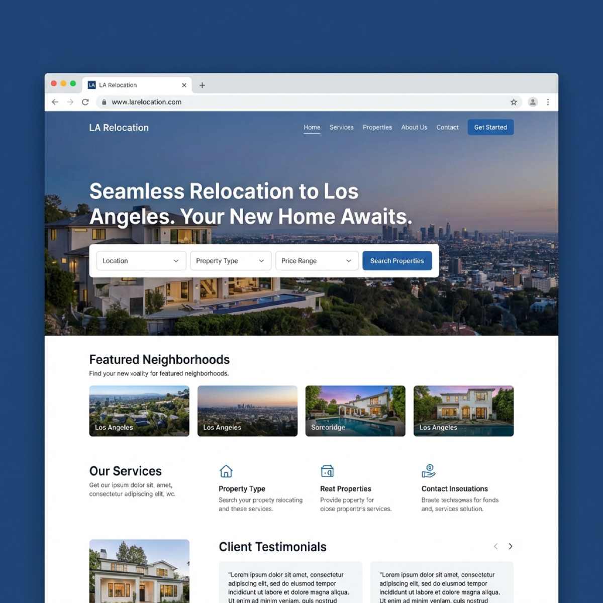 LA Relocation Website